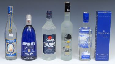 Wines and Spirits - Parliament Genuine Classic Russian Vodka, 40% vol, 70cl, level to base of