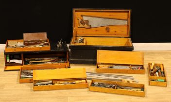 Tools - a comprehensive collection of carpentry and engineering, comprising planes, chisels