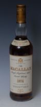 Whisky - The Macallan Single Highland Malt Scotch Whisky, distilled 1974, bottled 1992, 43% vol,