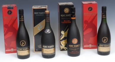 Wines and Spirits - Rémy Martin Fine Champagne Cognac, Reserve Exclusive V.S.O.P., Riche & Ambré,