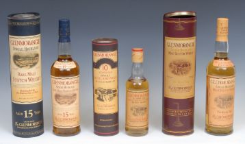 Whisky - The Glenmorangie Single Highland Rare Malt Scotch Whisky, Aged 15 Years, 43% vol, 70cl,