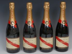 Champagne - four bottles of G. H. Mumm & Co Brut Champagne, 12% vol, 750ml, seals intact (4)