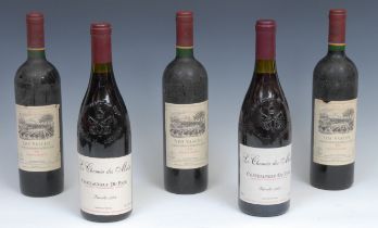 Wines and Spirits - Le Chemin des Mulets Chateauneuf Du Pape, bottled 1994, 13.5% vol, 750ml;