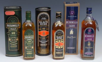 Whiskey - Bushmills 1608 Special Reserve Irish Whiskey, 12 Years Old, 43% vol, 1ltr, level to top of