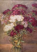 Cuthbert Gresley (1876 - 1963) Still Life of Carnations signed, watercolour, 36cm x 26cm