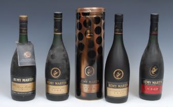 Wines and Spirits - four bottles of Rémy Martin Fine Champagne Cognac, V.S.O.P., 40% vol, 70cl,