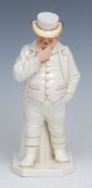 A Royal Worcester figure, after James Hadley, John Bull, from the Countries of the World series,