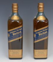 Whisky - Johnnie Walker Blue Label Whisky, bottle no. W32229JW, 43% vol, 75cl, level above