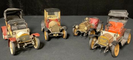 Toys & Juvenalia - a Schuco (Germany) tinplate and clockwork 1227 Ford Coupe T 1917, unboxed;