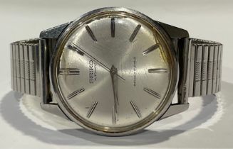 A Seiko automatic Diashock 17 jewel wristwatch