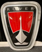 Advertising, Automobilia & Motoring Interest - a large Rover cars dealership sign, 115cm high,