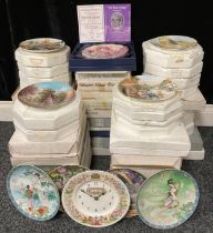 A collection of collector's plates, various makers and subjects, qty