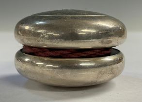 An Elizabeth II silver yo yo, London 2000