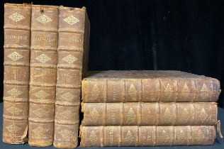 A set of six Shakespeare volumes, Oxford 1744