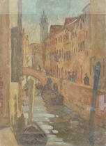 Sarah Madeleine Martineau (1872 - 1972) Venice oil on board, 33.5cm x 24cm
