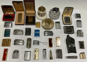 Cigarette Lighters - various, Colibri, Ronson Art Deco, etc