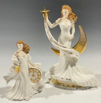 A Royal Worcester figure, Celestia, To Celebrate The Millennium, limited edition 835/1000, 25cm,