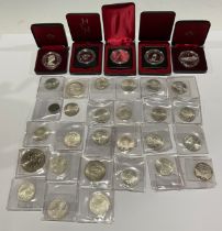 Coins - a Queen Elizabeth II Canadian silver dollar; others [5]; other coins, qty