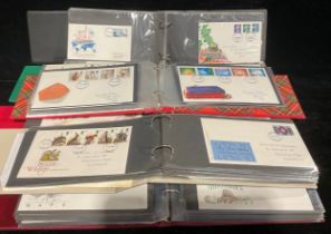 Stamps - GB FDC collection in six binders GV! - 1990's