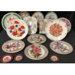 A Royal Albert collector's plate, Elizabeth of Glamis, another Cornfield Poppies; others, three