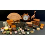 Boxes and Objects - Miniature pill box , stamped 925, another pill box mounted with mother of pearl,