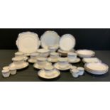 A Royal Albert Orient pattern breakfast service for six comprising cups, saucers, side plates, egg