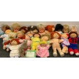 A quantity of Cabbage patch kids dolls, others ( 21 in total )