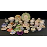 Ceramics - a quantity of 19th century and later tea ware; etc