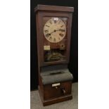 A National Time Recorder Co. Ltd., factory time recording clock, by recorders Leeds ltd., Park
