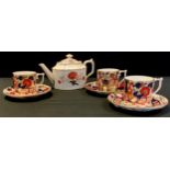 A Royal Crown Derby 'Bali' tea pot; Celebrating One hundred years, 'The Curators Collection'