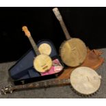 Musical instruments - a Dulcetta Banjolele, by John Grey & Sons, of London, cased, c.1920; a ‘