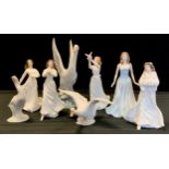 Royal Doulton figures including 'Loving Thoughts', HN3948; 'Thinking of you' ,HN3124; 'Forget me