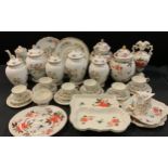 Ceramics - a Aynsley 'Pembroke' pattern tea service for six including tea pot, six tea cups and