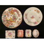 A Royal Crown Derby Royal Antoinette pattern oval trinket tray, first quality; a Red Aves and a