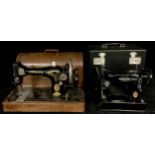 A Singer sewing machine, Sewing Motor, CAT. C.A.K. 6-12, 230-250 volts, serial number EE576711,
