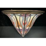 A contemporary Tiffany/Art Nouveau style ceiling pendant, approx. 31cm high