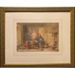 George Cattermole, 19th century, The Key Snatchers, watercolour, 28cm x 40.5cm.