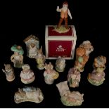 A Royal Albert Beatrix Potter figure, Mr McGregor, boxed; others, Benjamin Bunny, Old Mr Bouncer,