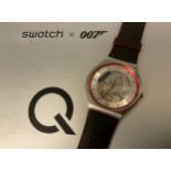 Swatch -a James Bond 007 No Time To Die Q2 limited edition wristwatch, SS07Z102, cased and boxed