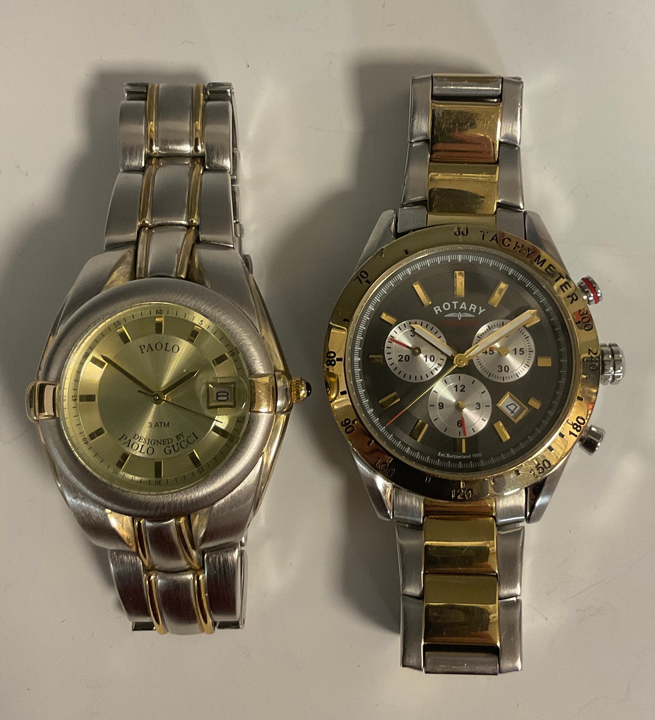 Rotary - Chronospeed chronograph wristwatch, GB03429/20 (13784), graphite grey dial, three silver