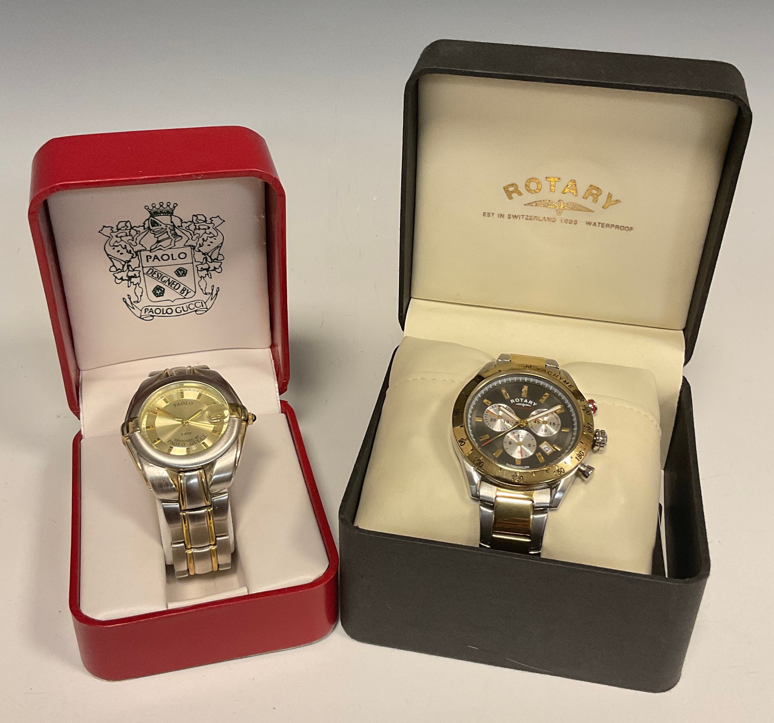 Rotary - Chronospeed chronograph wristwatch, GB03429/20 (13784), graphite grey dial, three silver - Image 2 of 2