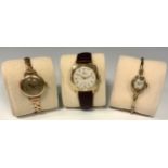 Watches - Solar 17 wristwatch, white dial, Arabic numerals, centre seconds, Swiss St 1686 17 jewel