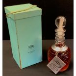 Whiskey - Seagram's 1776 Premium American Whiskey with Tiffany Decanter, 29.5cm high, boxed.