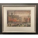 Laurence Stephen Lowry (1887 - 1976), by and after, Our Town, a limited edition colour print,