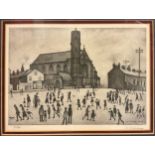 L. S. Lowry (1887-1976), after, Saint Mary’s, Beswick, signed in pencil lower right, limited edition