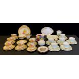 Ceramics - a Jason floral decorated teaset for six, another Imperial etc