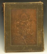 A folio of early 20th century German sepia engravings