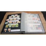 Stamps - black stock book of GB UMM material, 1st and 2nd class booklets and loose to 2019, UMM