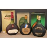 Wines & Spirits - a bottle of Janneau Grand Armagnac VSOP, 68cl; Chateau du Tariquet Bas Armagnac