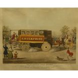 Transport - Pyall, by, G Morton, after, a pair, The New Steam Carriage, 1828 and The "Enterprise"